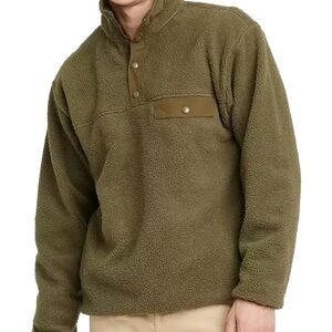 Goodfellow & Co Men's Sherpa Snap Placket Pullover